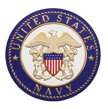 I Remember Urn - Navy Emblem